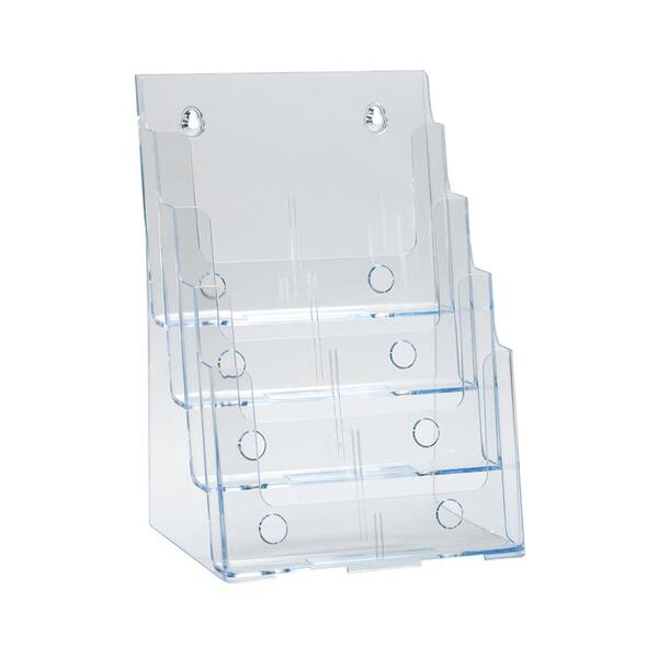 Azar Displays 4-Tier 4-Pocket Letter Sized Brochure Holder 252376 - The ...