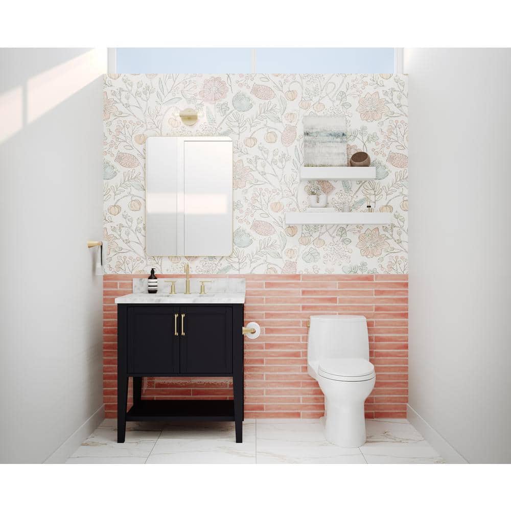 Charlotte Polished Pink Ceramic Subway Wall Tile 2" x 20"