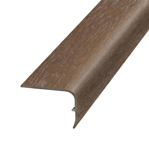 Tanglewood 1.32 in. Thick x 1.88 in. Wide x 78.7 in. Length Vinyl Stair Nose Molding