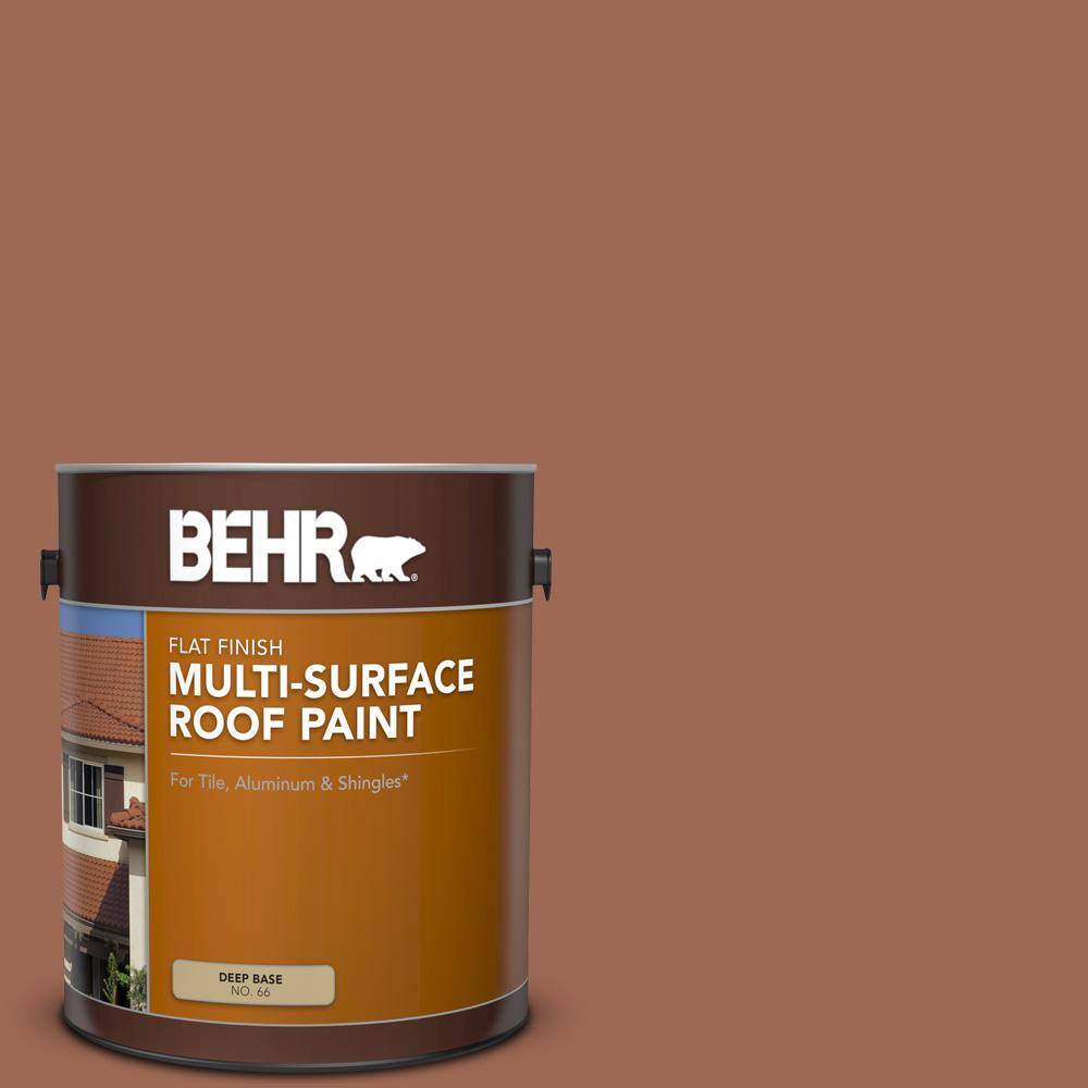 1 gal. #S180-6 Perfect Penny Flat Multi-Surface Exterior Roof Paint