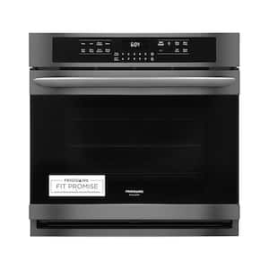 Frigidaire 30 In Single Electric Wall Oven Self Cleaning In Black Stainless Steel Ffew3026td The Home Depot