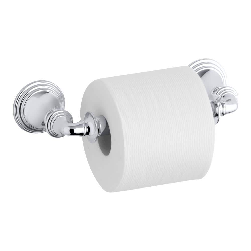 KOHLER K-11374-CP Forté Toilet Tissue Holder, Polished Chrome - Toilet  Paper Holders 