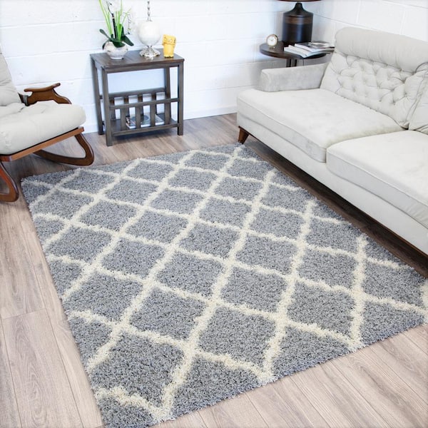 Ottomanson Collection Ultimate, Grey Area Rugs Home Depot