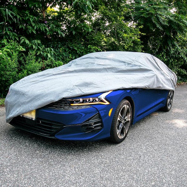 FH Group 210 in. x 70 in. x 47 in. X-LARGE Non-Woven Water Resistant Exterior Sedan Car Cover