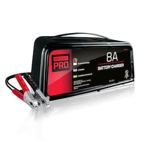 Schumacher Pro Automotive 6-Volt/12-Volt 8-Amp/2-Amp Battery Charger and Maintainer with Auto Voltage Detection