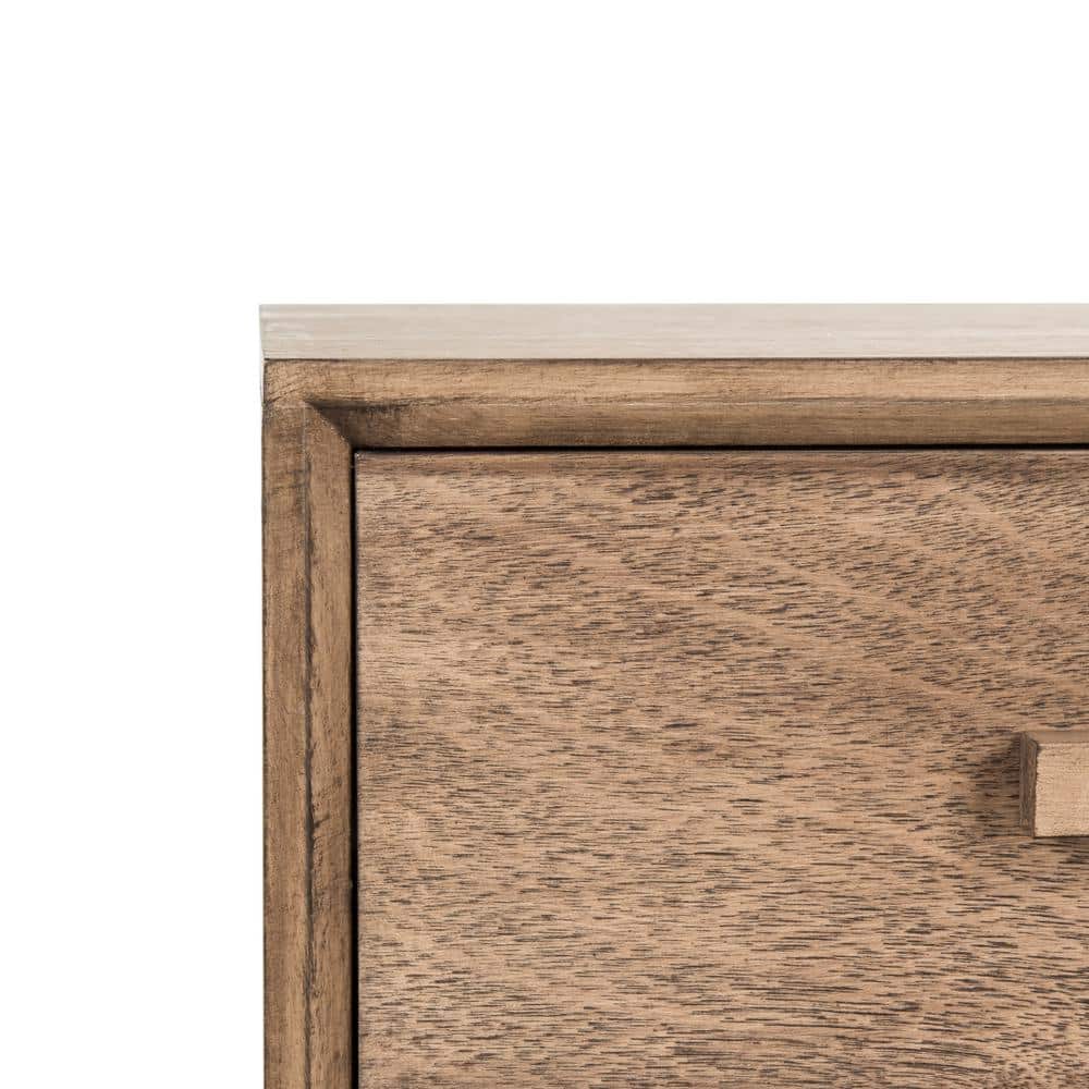 Pomona 27" Desert Brown Pine 3-Drawer Chest