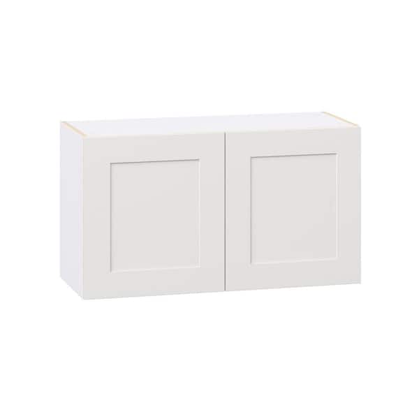 Roseland 36 in. W x 14 in. D x 20 in. H Assembled Shaker Wall Bridge Kitchen Cabinet in Warm White