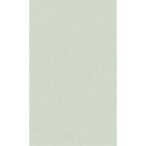 Light Green Plain Textured 57 sq. ft. Non-Woven Textured Non-pasted Double Roll Wallpaper