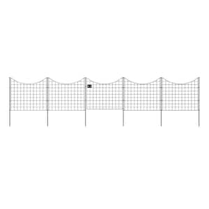 2-1/2 ft. W x 2 ft. H Black Metal Zippity Gate with 4-Fence Panels