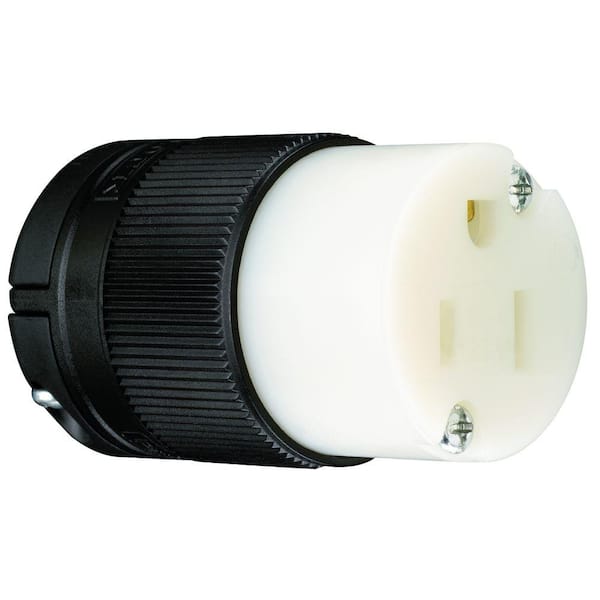 Legrand Pass & Seymour Clamp-Lock 15 Amp 125-Volt NEMA 5-15R Straight Blade Connector