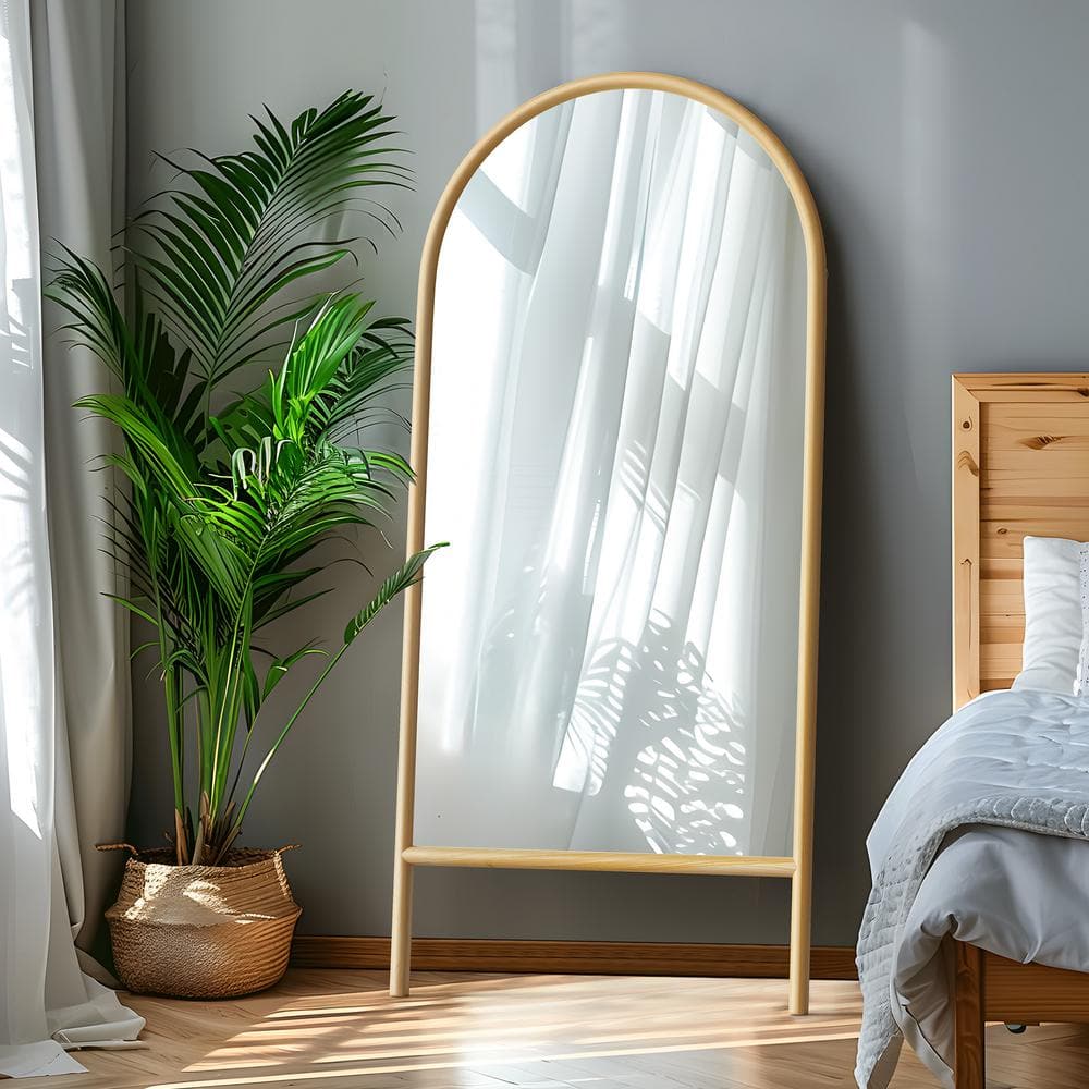 鏡 LADDER MIRROR Natural / IDEE ☆LADDER MIRROR Natural｜スタンドミラー｜IDEE SHOP Online