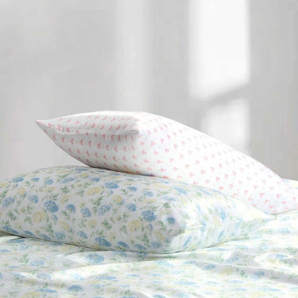 Laura Ashley Heart Of Mine 3-Piece White/Pretty Pink Satin