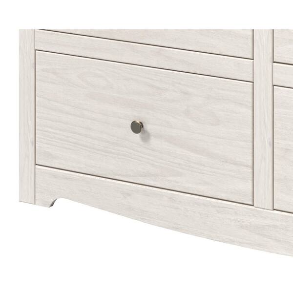 American Furniture Classics Pinecrafter Series Antique White 6 