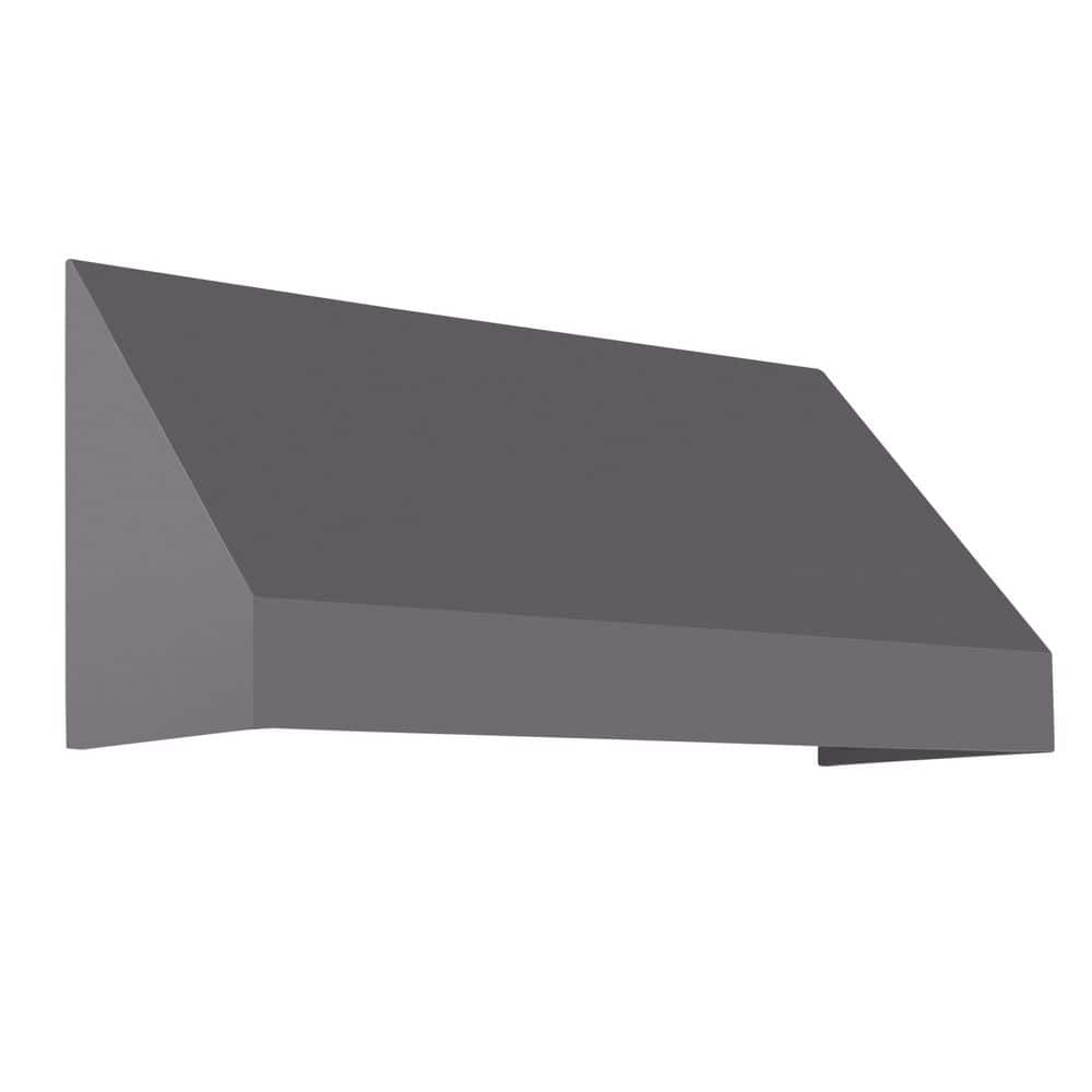 7.38 ft. New Yorker Acrylic Fabric Fixed Awning (88.5 in. W x 18 in. H x 36 in. D) in Gunmetal price history on PriceWatchPro