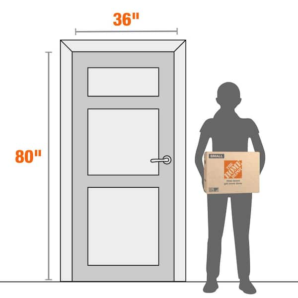 The Home Depot - 16 in. L x 10 in. W x 12 in. D Small Moving Shipping and Packing Box with Handles