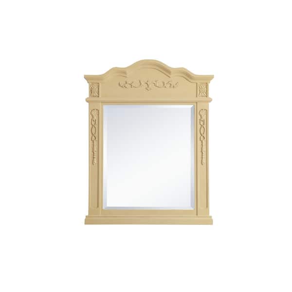Unbranded Medium Rectangle Grey Contemporary Mirror (36 in. H x 27 in. W)
