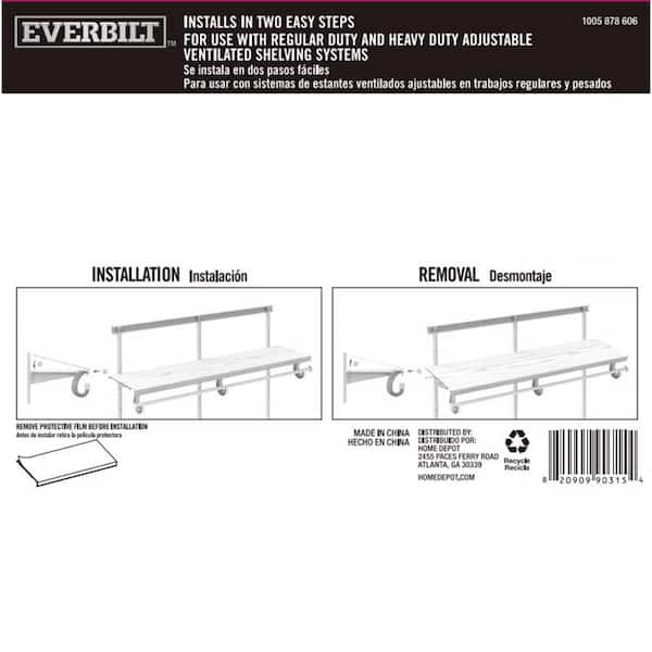 Everbilt 10 ft. x 12 in. Shelf Liner 90237 - The Home Depot