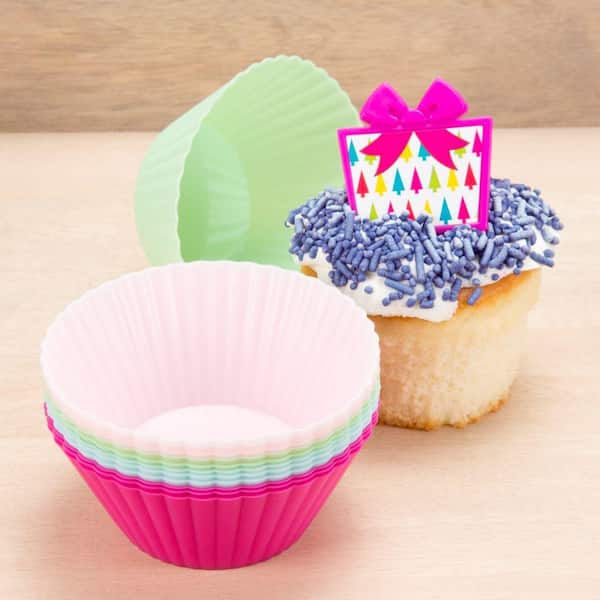 1 PC silicone muffin tray cake tray -7 hole cake tray air fryer