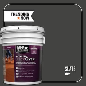 5 gal. #SC-102 Slate Smooth Solid Color Exterior Wood and Concrete Coating