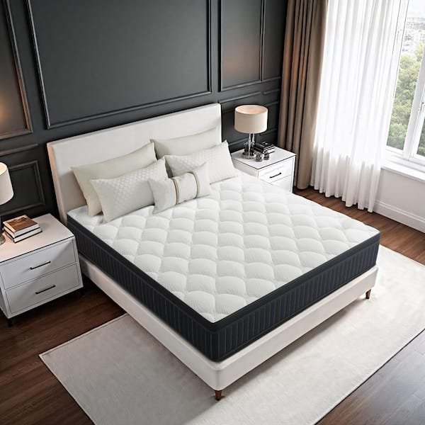 Babo Care Queen Medium Hybrid Gel Memory Foam 12 in. Innerspring