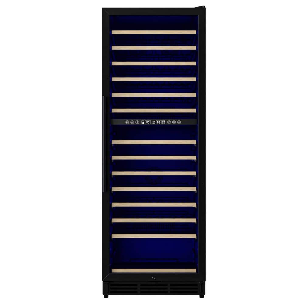 23.5 in. Dual Zone 160-Bottle Wine Cooler with Lock in Black, Adjustable Shelves price history on PriceWatchPro
