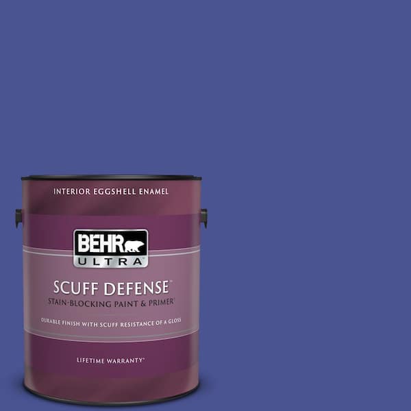 BEHR ULTRA 1 gal. #P540-7 Canyon Iris Extra Durable Eggshell Enamel Interior Paint & Primer