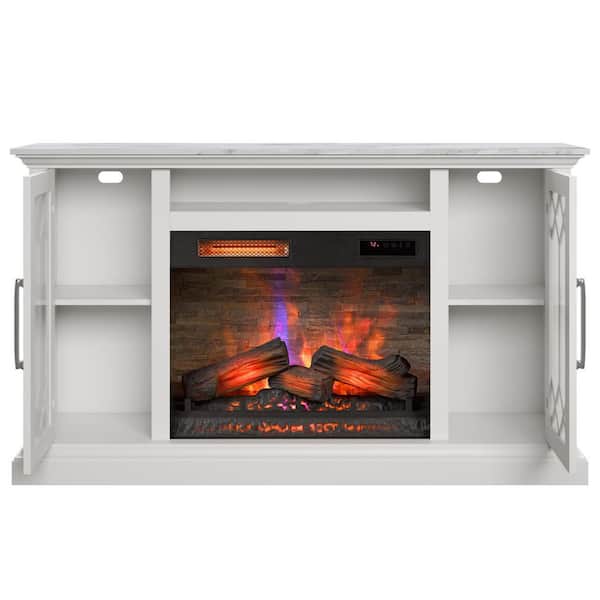 Twin Star Home Duraflame 62 in. Freestanding Electric Fireplace TV