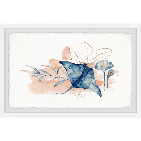 Unbranded "On the Ocean Floor" by Marmont Hill Framed Animal Art Print 20 in. x 30 in.