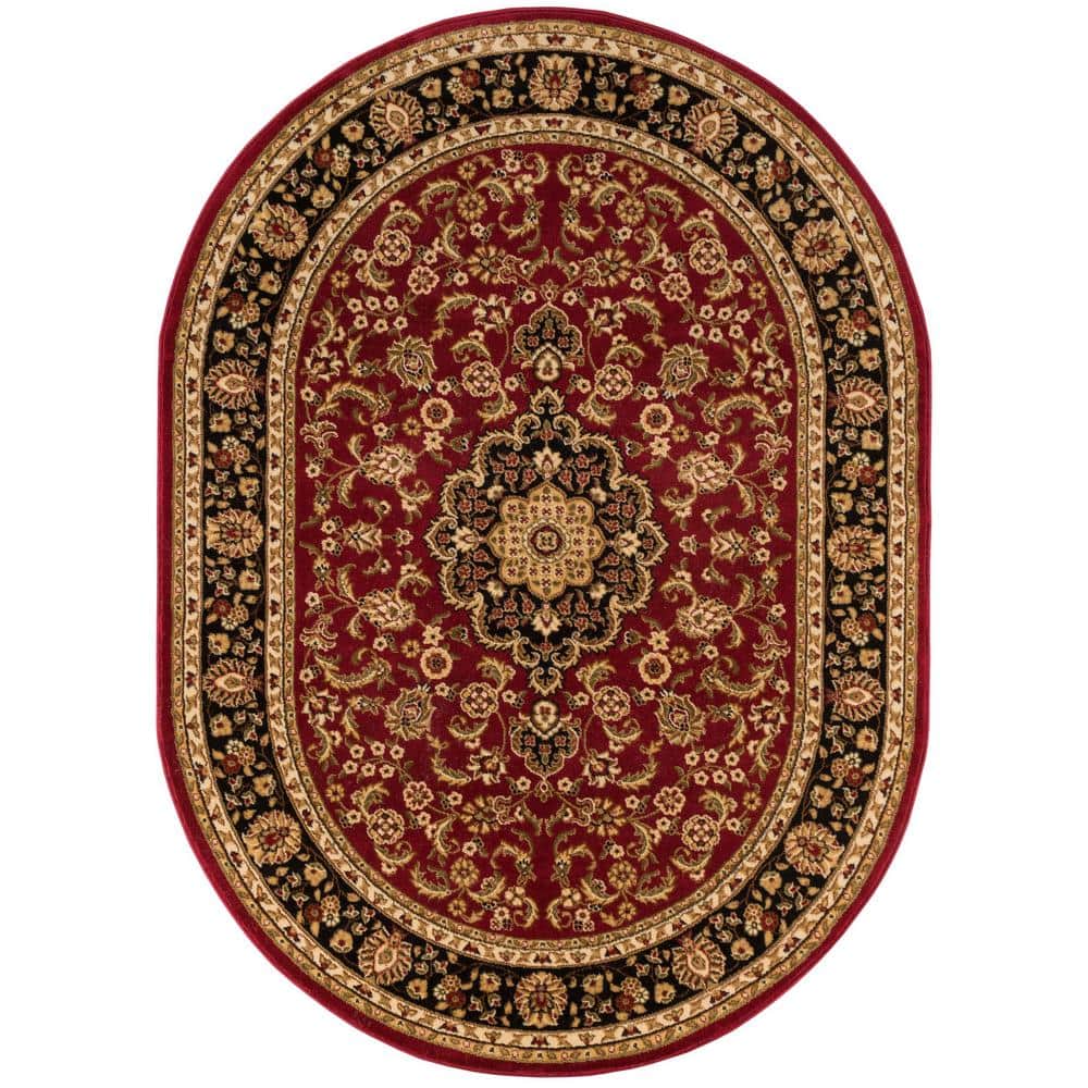 Well Woven Barclay Medallion Kashan Red 9 ft. x 13 ft. Traditional Area Rug  541008 - The Home Depot