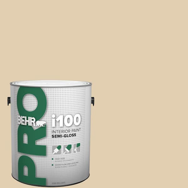 BEHR PRO 1 gal. #HDC-AC-09 Concord Buff Semi-Gloss Interior Paint