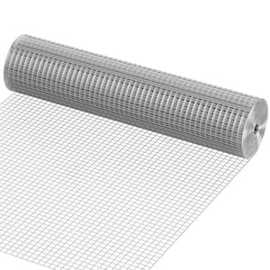 Hardware Cloth 1/2 in. x 24 in. x 25 ft. 19 Gauge Galvanized Wire Mesh Roll for Chicken Wire Fencing Garden