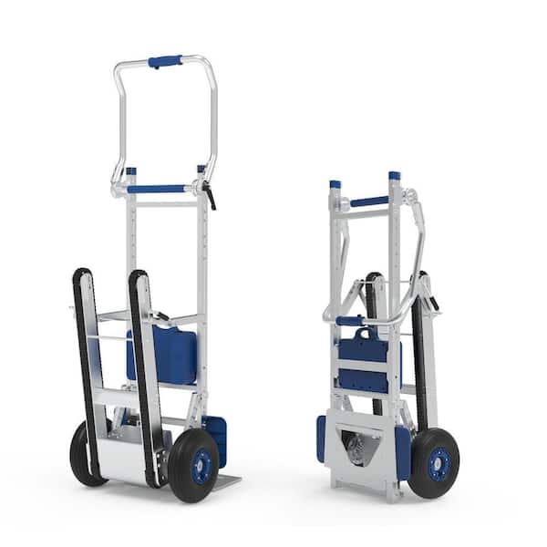 400W Motor 330 lbs. Capacity Stair Climbing Hand Truck Dolly Lithium-ion Battery Powered Stair Climbing with Caterpillar