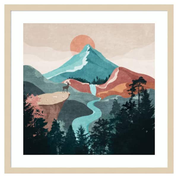 Amanti Art Acannis by Emel Tunaboylu 1 Piece Framed Canvas Giclee Nature Art Print 25 in. x 25 in.