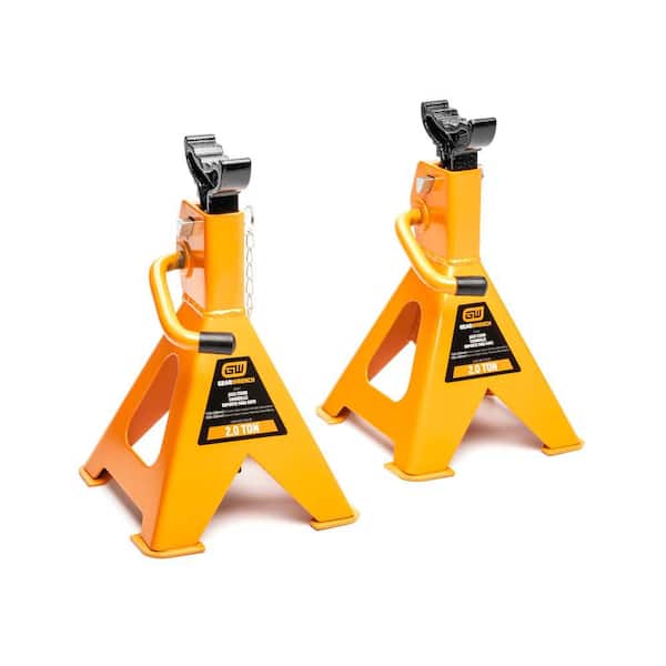 2-Ton Ratcheting Jack Stands (2-Piece)