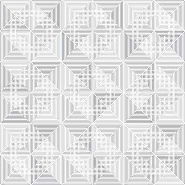 Brewster Dabria Grey Geometric Wallpaper Sample