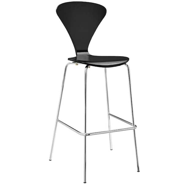 Passage 31 in. Black Bar Stool