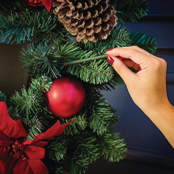 Scented Ornaments, 6ct Bottle, White Winter Fir, Fragrance-Infused Paper Sticks, 2 Pack