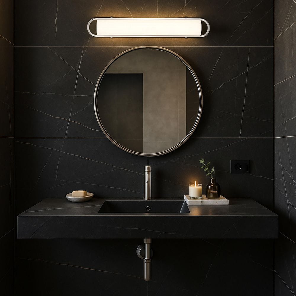 Velano 24 in. 1-Light Brushed Nickel Selectable Integrated LED Vanity Light Bar with White Acrylic Lens price history on PriceWatchPro
