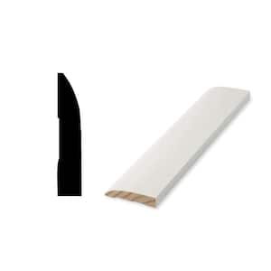 WM 726 7/16 in. x 2-1/4 in. x 96 in. Primed Finger-Jointed Base Moulding
