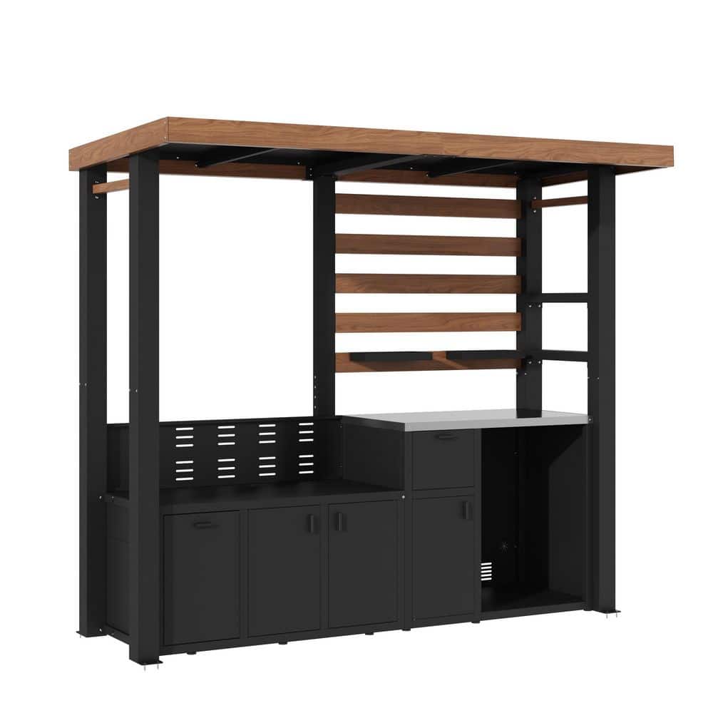 FUFU&GAGA Outdoor Kitchen Propane Gas Modular Galvanized Steel FUFU&GAGA Outdoor Kitchen Propane Gas Modular Galvanized Steel