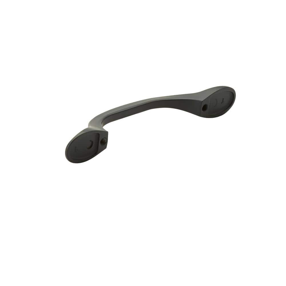 Matte Black Traditional 5" Cabinet Bar Pull with Mounting Hardware