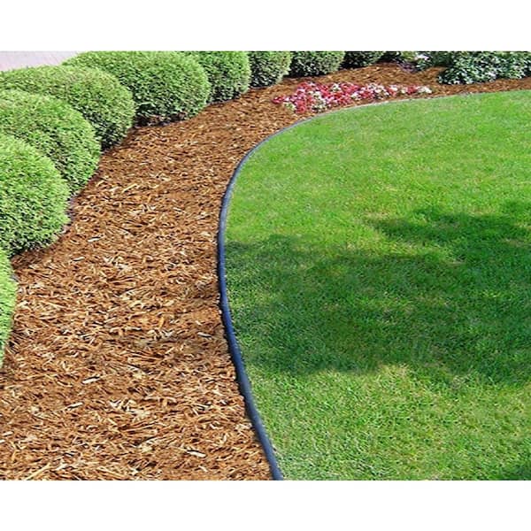Valley View Industries 7 in. x 7 in. x 7 in. Black Interlocking Plastic Landscape Edging (10 ft.) Valley View Industries 7 in. x 7 in. x 7 in. Black Interlocking Plastic Landscape Edging (10 ft.)