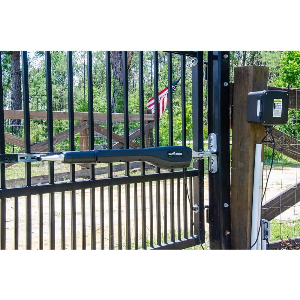 Mighty Mule Heavy Duty Black Smart Gate Opener Kit