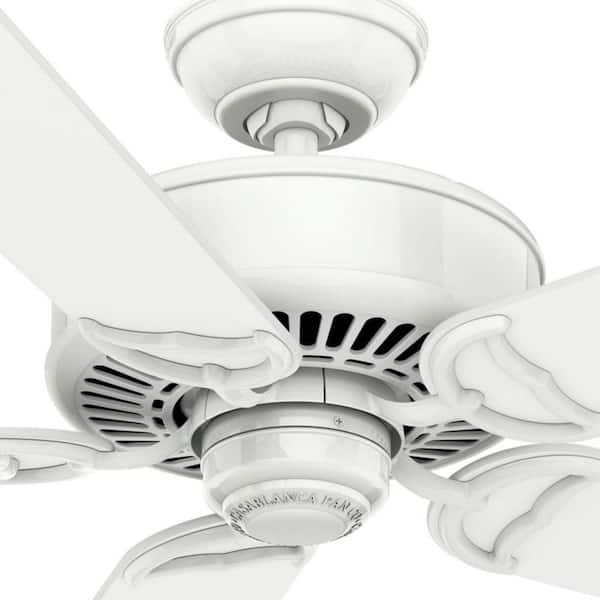Casablanca - Panama DC 54 in. Indoor Snow White Ceiling Fan with Remote For Bedrooms
