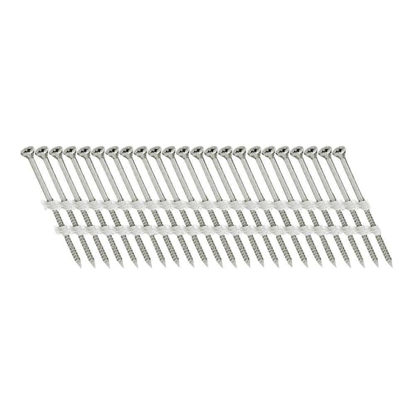 Scrail 2-1/2 in. x 1/9 in. 20-Degree Plastic Strip Versa Drive Nails Screw (500 per Pack)