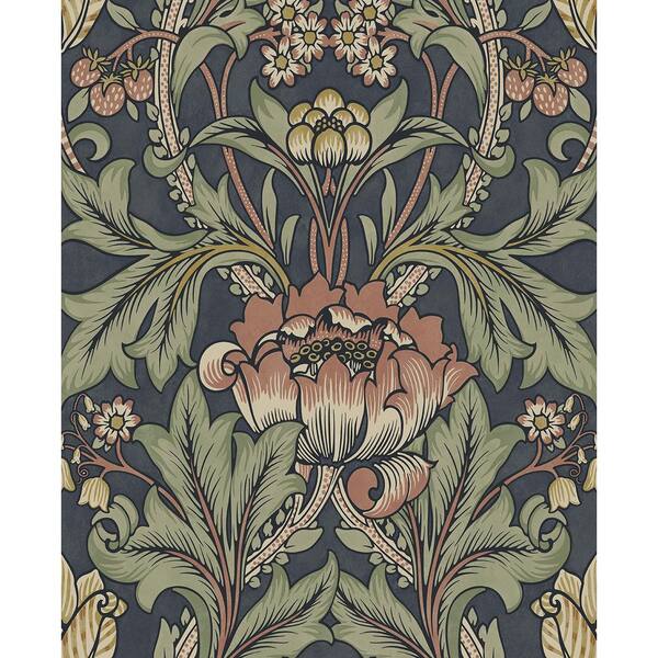 Brewster Talavera Paintable Flower Tile Wallpaper - White, Double Roll