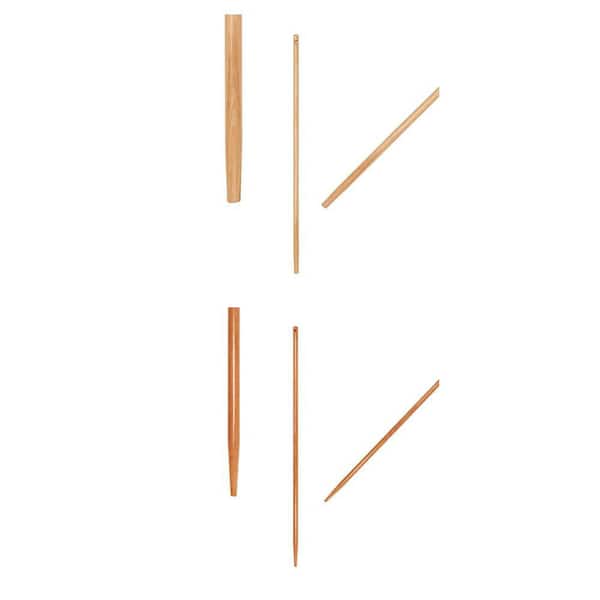 47 in. Tapered Rake Handle (0.91 in. Diameter) and 57 in. Utility Handle (1.13 in. Diameter) Combo