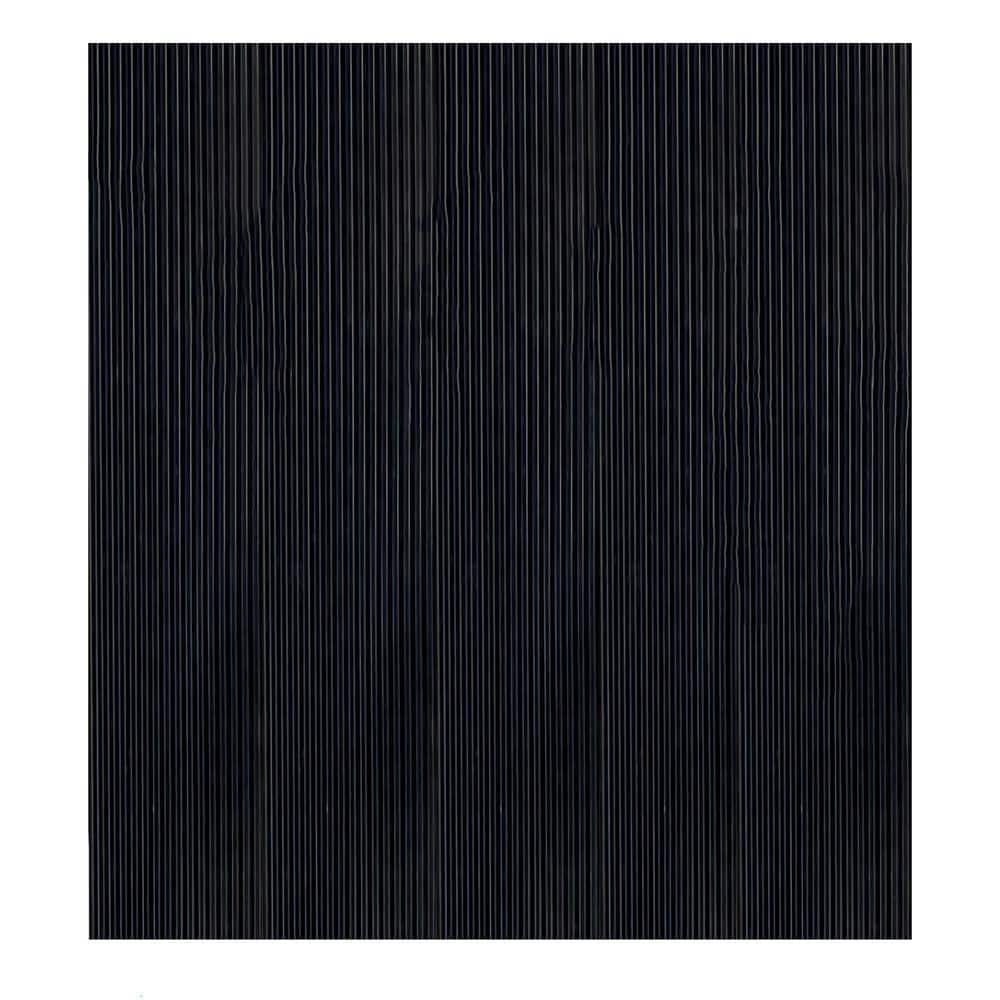 Pro-Tex Heavy Duty Mat Black 2 ft. X 20 ft. Waterproof Ribbed Design Indoor Protector Runner Rug -  Ottomanson, RIB8804-2X20