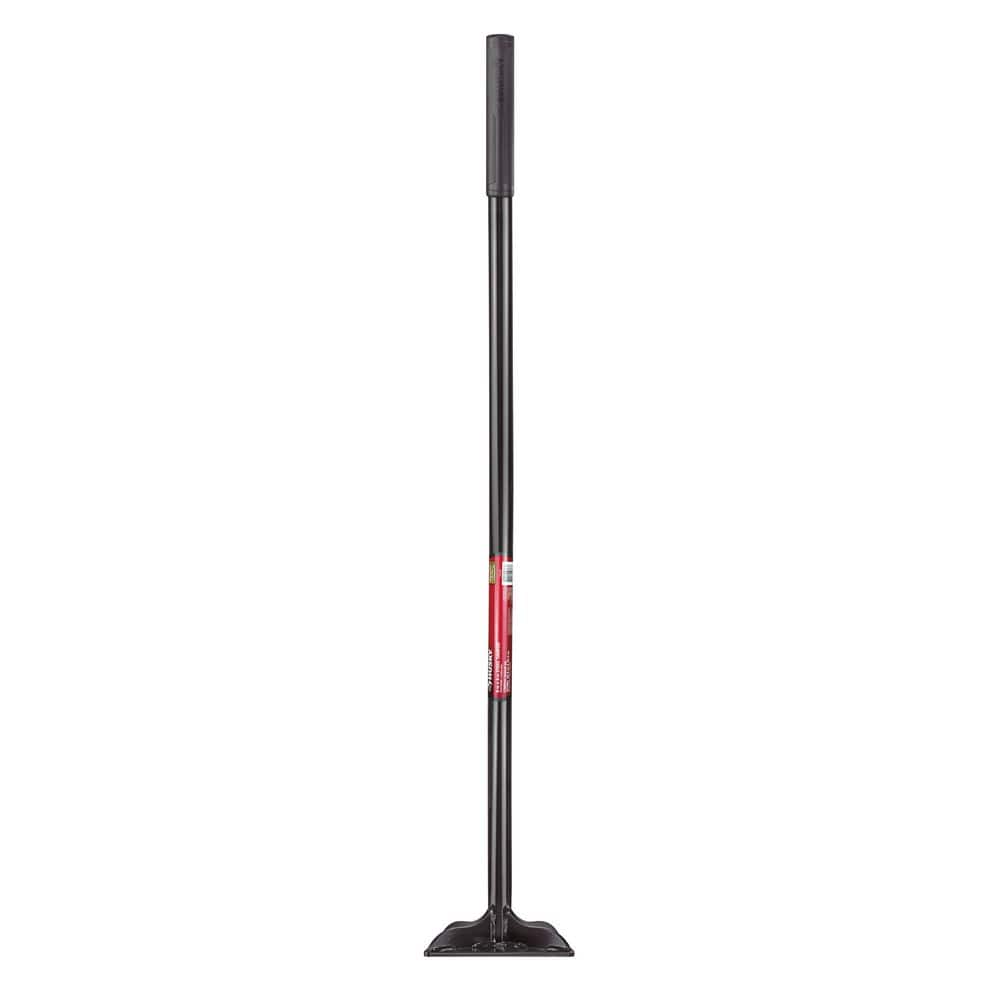 Husky 51 in. Steel Handle 8 in. x 8 in. Tamper 77335-949 - The