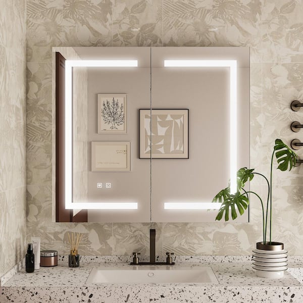 MDF, Gaia Classic Wall-Mounted MDF Bathroom Cabinet - 1 drawer